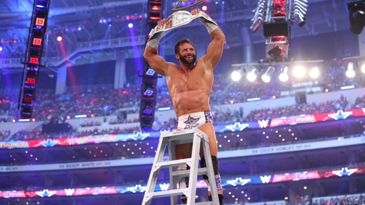 Former WWE superstar Zack Ryder - AKA Matt Cardona - at WrestleMania 32