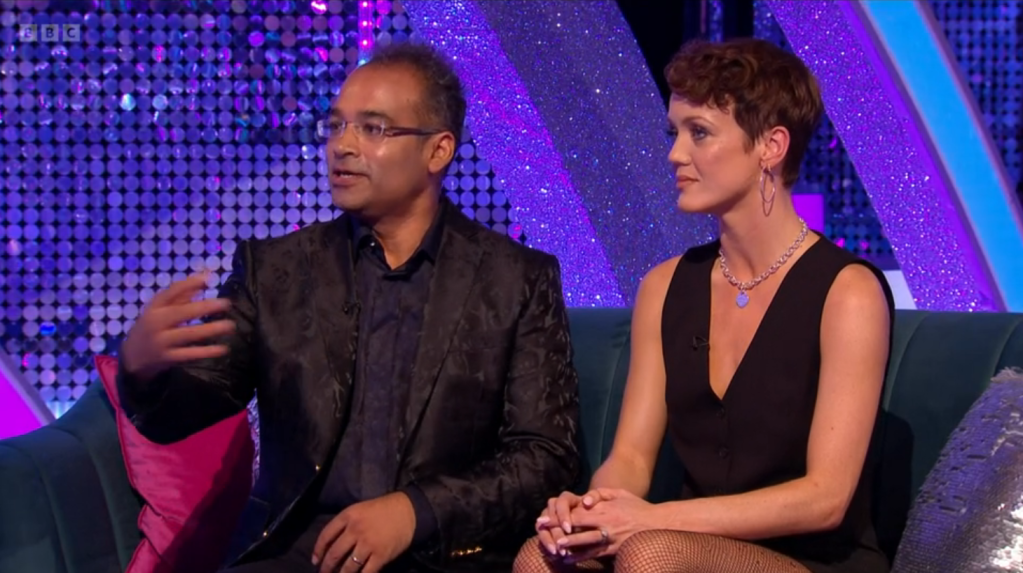 Krishnan and Lauren on Strictly's It Takes Two