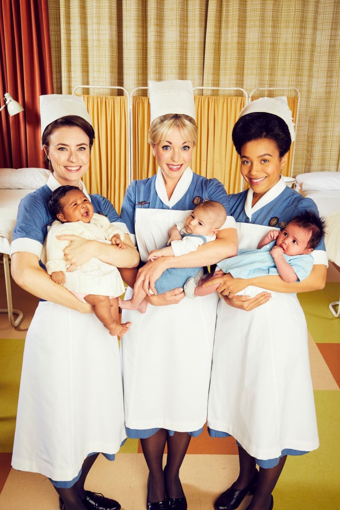  Nurse Valerie Dyer (JENNIFER KIRBY), Nurse Trixie Franklin (HELEN GEORGE), Nurse Lucille Anderson (LEONIE ELLIOTT)