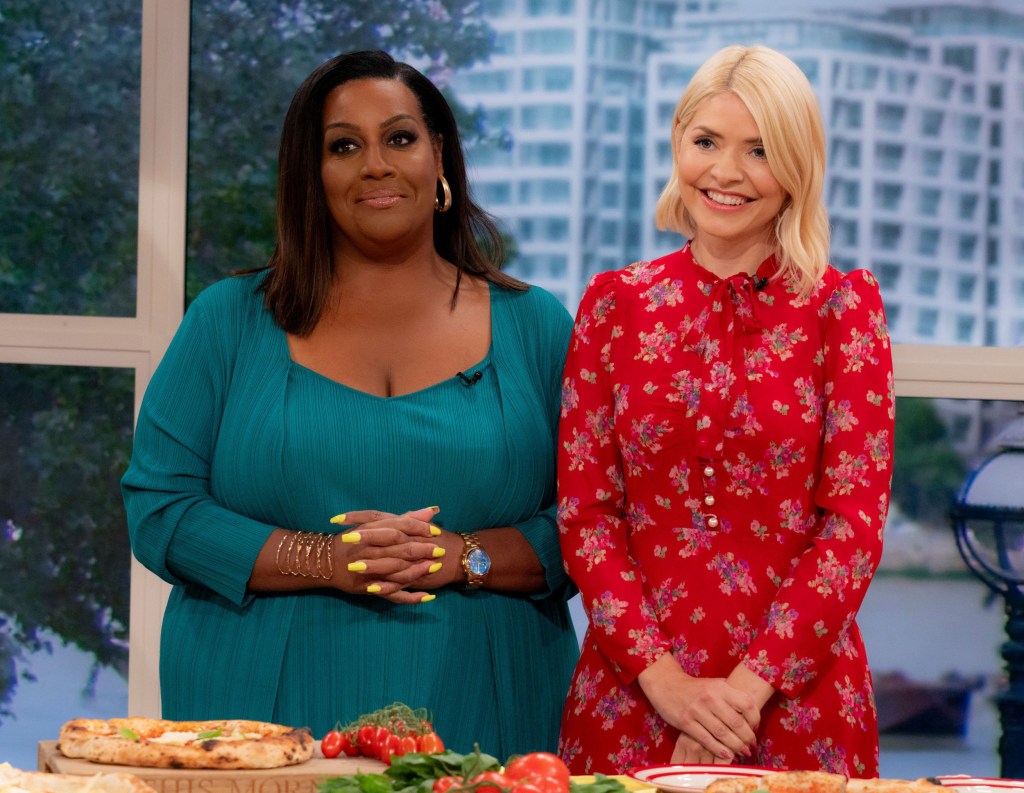 Alison Hammond and Holly Willoughby on This Morning.