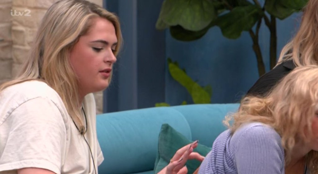 uncleared grabs - Hallie and Olivia have been caught breaking Big Brother rules by trying to talk in code