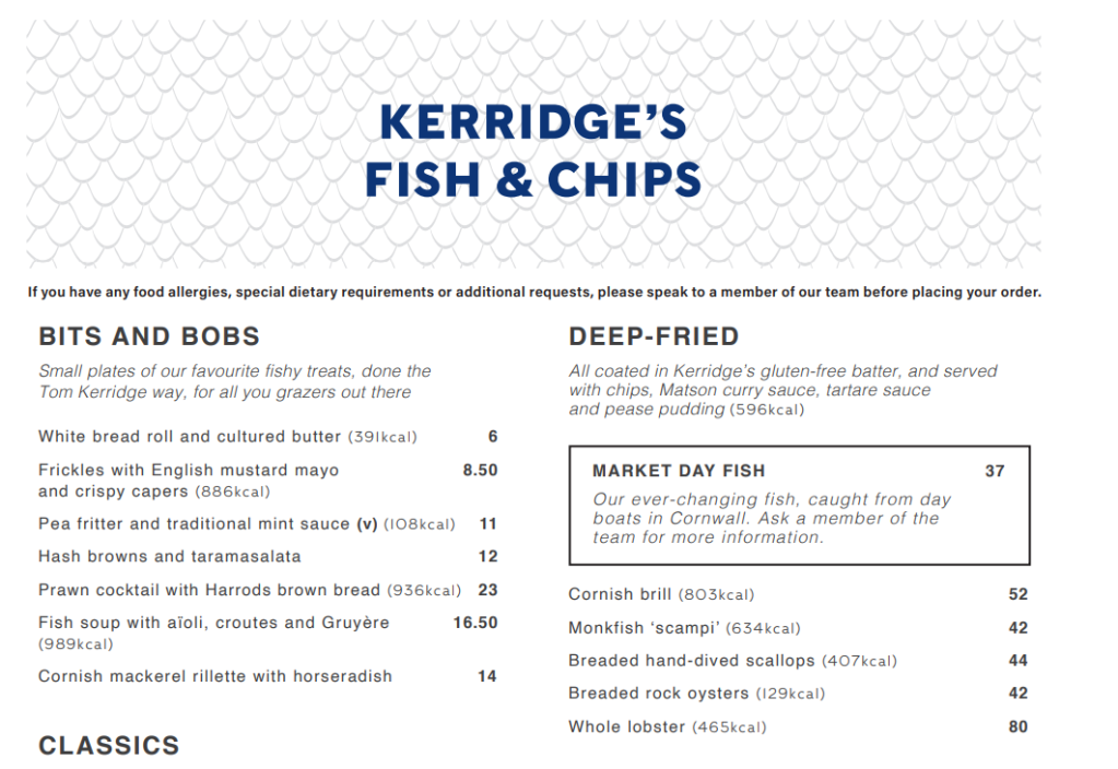 Tom Kerridge scales up cost of his £35 fish and (eight) chips 
