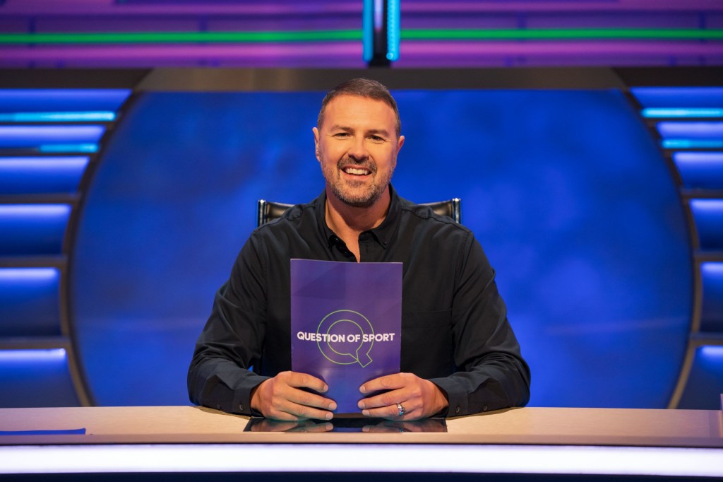Question of Sport's Paddy McGuinness.