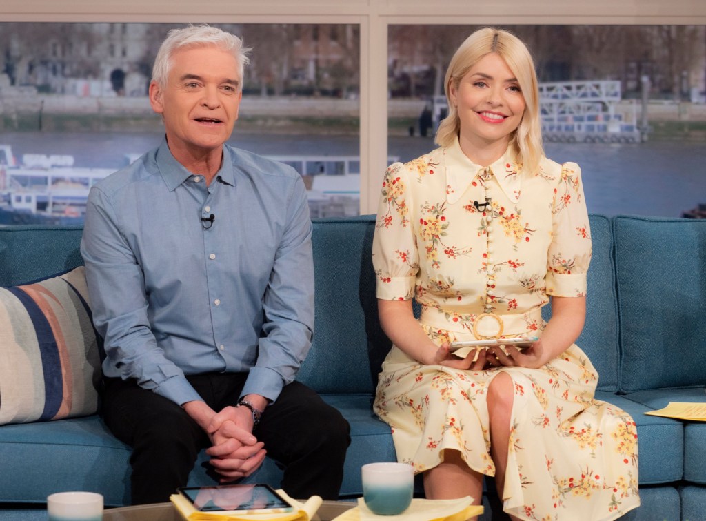 Phillip Schofield, Holly Willoughby 'This Morning' TV show, London, UK