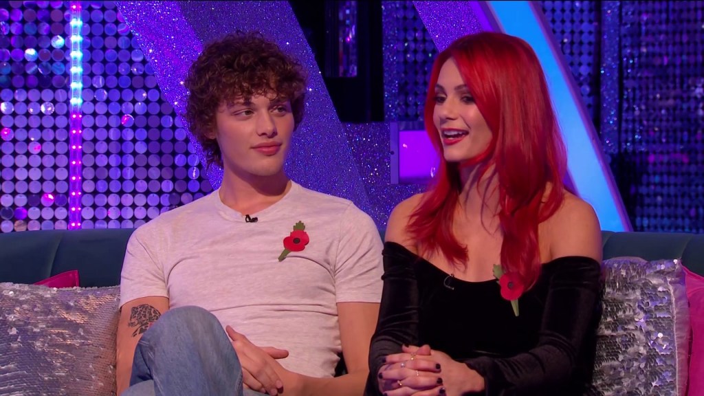 Dianne Buswell and Bobby Brazier on Strictly It Takes Two