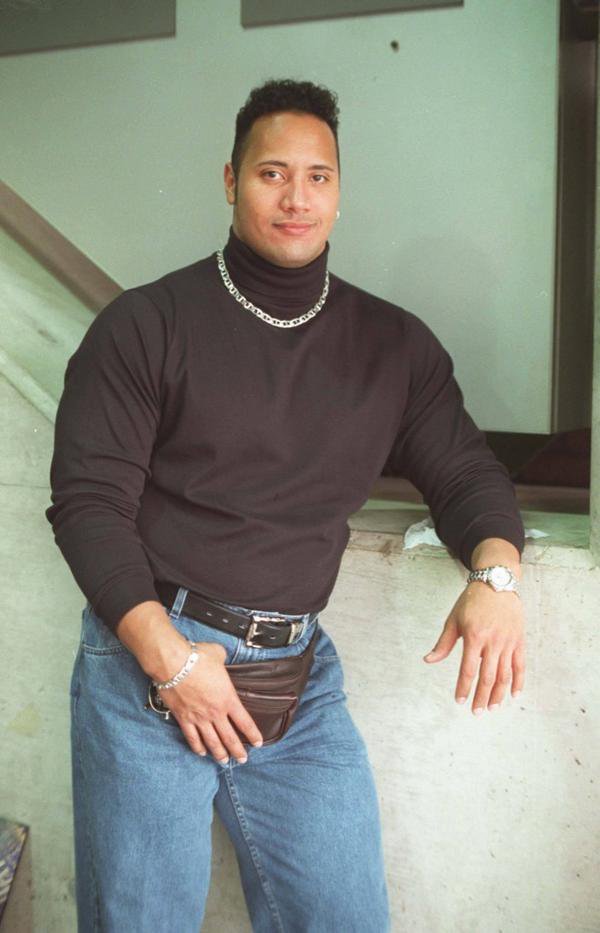 Jul 16, 2014 Dwayne Johnson @TheRock Fanny pack and lean take it to a whole other level.. #90sRock #WTF #BuffLesbian