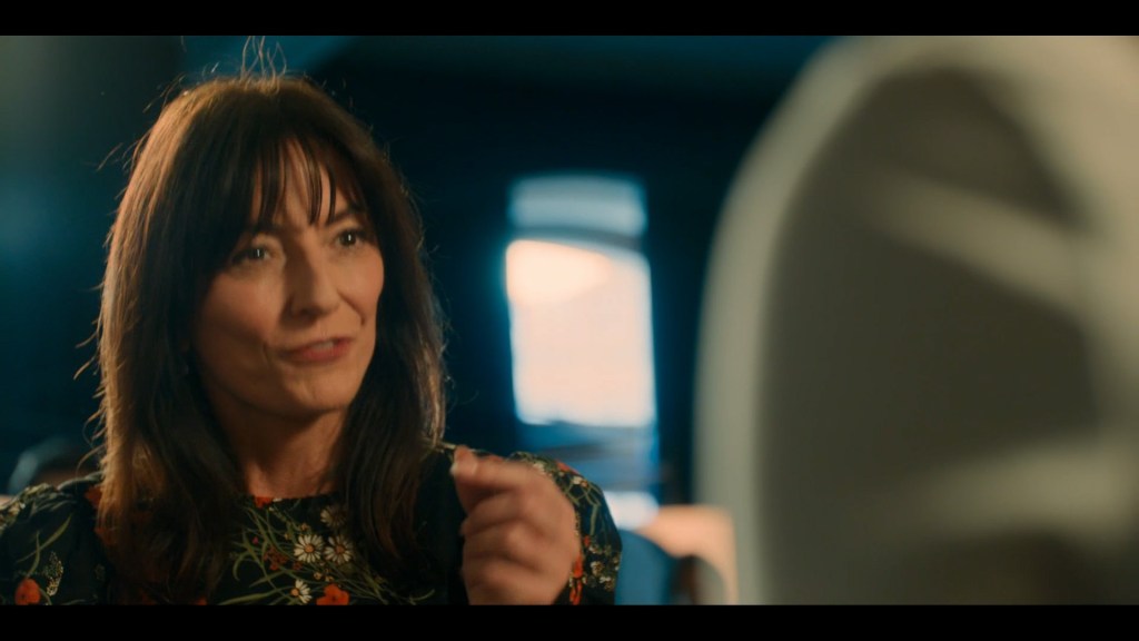 Davina McCall appears as herself on the Doctor Who Christmas special
